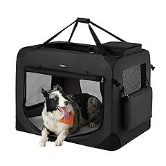 Feandrea 36" Portable Dog Crate Black