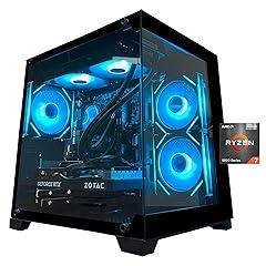 YAWYORE Gaming PC Desktop, Ryzen 7 5700X