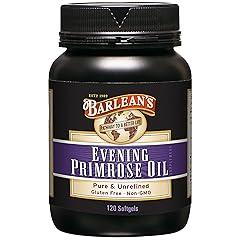Barlean's Evening Primrose Oil Softgels, 1300mg, 120 Count