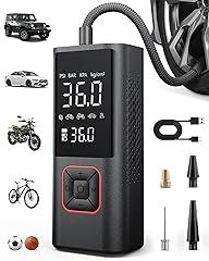 Powools Cordless Tire Inflator and Air Pump