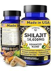 Lunakai Shilajit Extract with Ashwagandha, Rhodiola & Cordyceps