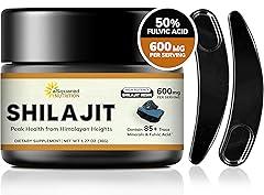 Pure Himalayan Shilajit Resin - 600mg Natural Extract