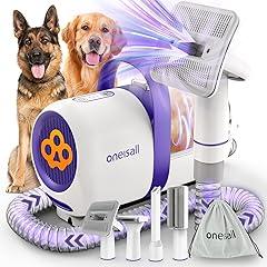 oneisall Dog Grooming Vacuum Brush for Shedding