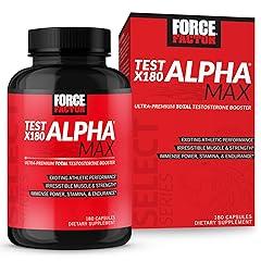 Force Factor Test X180 Alpha Max Testosterone Booster