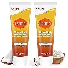 Lume Whole Body Deodorant Toasted Coconut