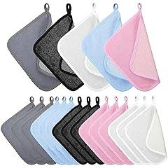 Molain Exfoliating Washcloths, Double Sided Shower Towels