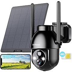 SeeVision Solar-Powered 3MP Cellular Security Camera