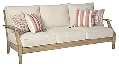 Ashley Clare View Sofa with Cushion, Beige