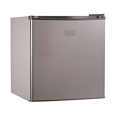 BLACK+DECKER Compact Refrigerator with Freezer 1.7 Cu Ft Silver