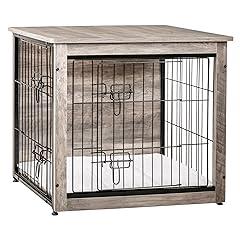 Dwanton Wooden Dog Crate with Cushion