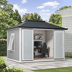 Sunjoy 10'x12.6' Outdoor Office Shed