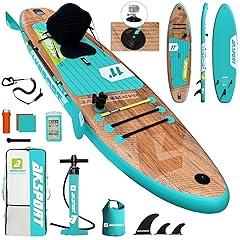 AKSPORT Inflatable Paddle Board 11' x 34'' x 6''