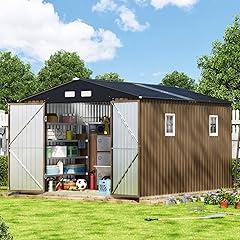 Mistmo Outdoor Steel Storage Shed