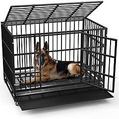 LEMBERI Heavy Duty Indestructible Dog Crate