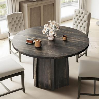 round dining table set