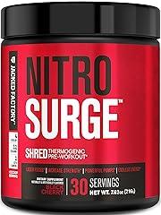 Jacked Factory NITROSURGE Shred Pre Workout Powder