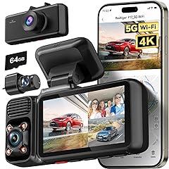 REDTIGER 4K 3 Channel Dash Cam with GPS
