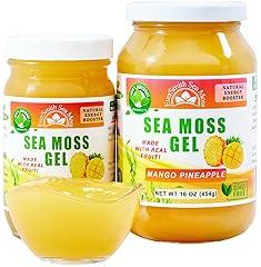 EverSmith Organics Wildcrafted Irish Sea Moss Gel, Mango Pineapple (16 oz)