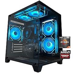 YAWYORE Gaming PC AMD Ryzen 5 5600GT
