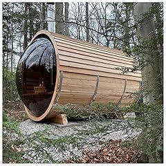 ZONEMEL Canadian Red Cedar Outdoor Sauna