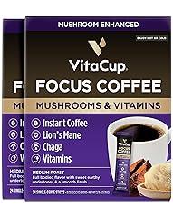 VitaCup Focus Mushroom Coffee Instant Packets