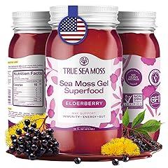 TrueSeaMoss Elderberry Irish Sea Moss Gel 16 Fl Oz
