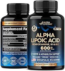 Alpha Lipoic Acid 600mg Supplement