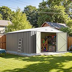 Patiowell 10x12 Metal Outdoor Storage Shed