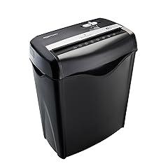 Amazon Basics 6-Sheet Cross-Cut Shredder
