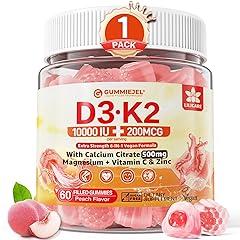 Sugar-Free Vitamin D3 K2 Gummies with Calcium