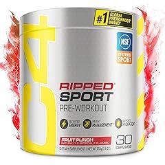 C4 Ripped Sport Pre Workout Powder Fruit Punch