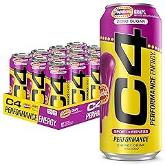 Cellucor C4 Energy Drink Grape 16 Oz Pack of 12