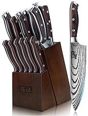 SHAN ZU Japanese Kitchen Knife Set