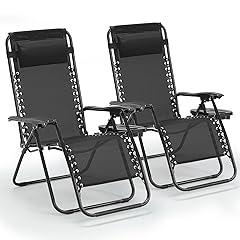 RICHRYCE Zero Gravity Chair Set