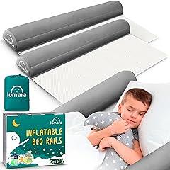 LUMARA Inflatable Toddler Bed Rail Bumpers