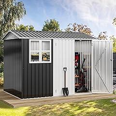 DWVO 8' x 6' Metal Garden Shed