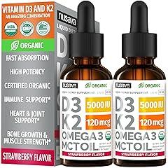 Nusava Organic Vitamin D3 K2 Drops
