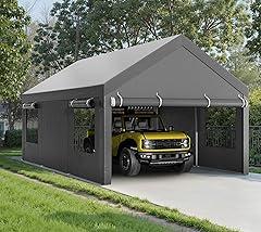 Walsunny 12x20 Carport Canopy Garage