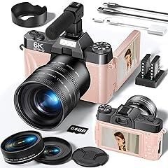 FLATIC 6K 64MP WiFi Vlogging Camera