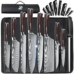 Dfito Chef Knife Set with Roll Bag