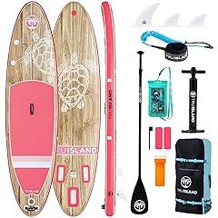TRU Island Inflatable Paddle Board Pink