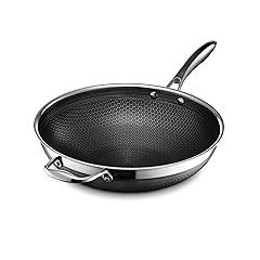 HexClad 12-Inch Hybrid Nonstick Wok
