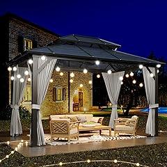GAOMON Hardtop Gazebo Outdoor Canopy Tent
