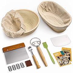 Rorecay Banneton Proofing Basket Set