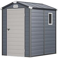 YITAHOME Outdoor Storage Shed 4.4x6FT