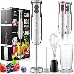 Zulay Kitchen 3-in-1 Immersion Blender 800W