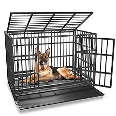 BOLDBONE Heavy Duty Dog Crate for Large Dogs