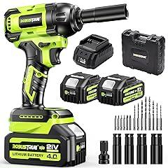 Robustrue Cordless Impact Wrench 406Ft-lbs Brushless