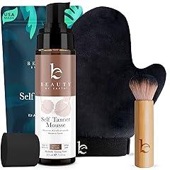 Self Tanner Mousse Kit with Brush & Mitt