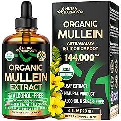 Mullein Drops for Lungs - Organic Liquid